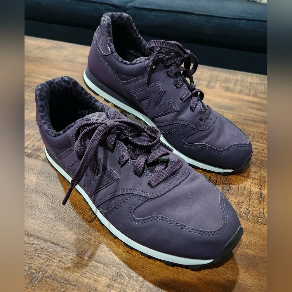 New Balance Women's 373 Sneakers Purple Leopard Sz 9.5 - Picture 3 of 10